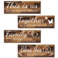 thumbnail image 1 of Letreros de pared Joyhawk THIS IS US/TOGETHER/BLESS THIS HOGAR/FAMILY, 1 of 9