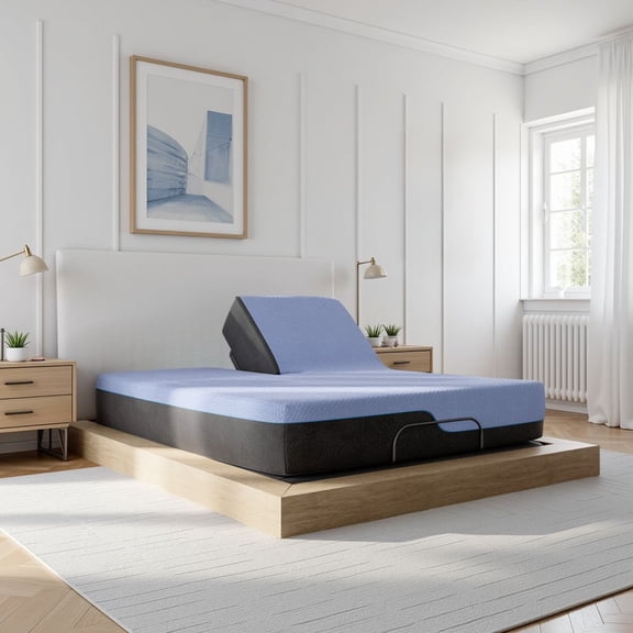 Bridgevine Home 12 inch Refresh Flex Top Hybrid Cooling Fast Responding Latex Foam and Coil Mattress, Queen Size