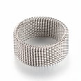 thumbnail image 2 of 2pcs 304 Stainless Steel Finger Rings Stainless Steel Color 18mm, 2 of 2