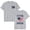 Grey, variant on 4th of July Shirts Women American Flag Shirts Women 4th of July Graphic Tees Patriotic T-Shirts USA Flag Star Stripe Tops(Sky Blue,M)