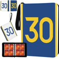 thumbnail image 1 of Carpeta para cartas de básquet KivolFun #30, 400 bolsillos, azul, 1 of 7