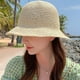 thumbnail image 5 of Sombrero de paja para mujer, sombrero de pescador tejido, sombrero de playa, gorra plegable, gorras de verano, sombrero de pescador para mujer, 5 of 5