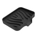 thumbnail image 4 of Jabonera, jabonera, caja de almacenamiento de jabón con drenaje, jabonera de silicona para mostrador Negro, 4 of 9