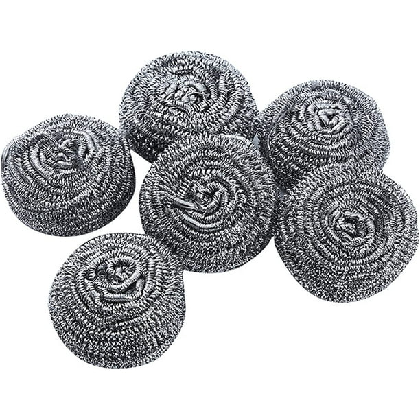 6 Pack Stainless Steel Sponges, Extra Large Magic Sponge Pad, Steel