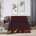 thumbnail image 2 of Animal Pattern Throw Blanket, Super Soft Anti-Pilling Flannel Bed Blankets, 80"x60", 2 of 8
