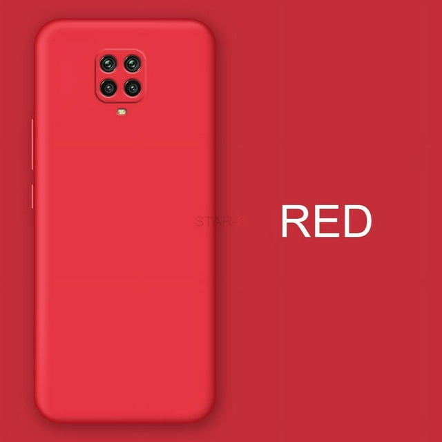 New Liquid Silicone Phone Case For Xiaomi Redmi Note 9 pro note9 9s Original Luxury Camera Protector Soft Back Cover Coque JK red redmi 9T