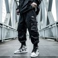 thumbnail image 1 of Ropa nueva para hombre, pantalones bombachos de carga con múltiples bolsillos, pantalones de chándal informales de Hip Hop para hombre, pantalones para correr, pantalones de moda Harajuku para hombre Tan Jianjun unisex, 1 of 2