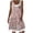 Pink, variant on Lolmot Sundresses for Women 2023 Summer Casual Dresses Sleeveless Tank Dress Floral Print Loose Crewneck Beach Sundress