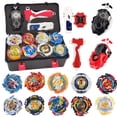 thumbnail image 1 of Bey Battling Top Burst Gyro Toy Set MUSTYBELT w/ 10 Tops, 1 of 9
