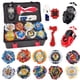 thumbnail image 1 of Juego de juguetes giroscópicos Beth Battling Top Burst MUSTYBELT con 10 camisetas, 1 of 9