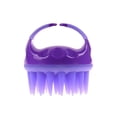 thumbnail image 1 of Toystoory Peine de silicona para el cabello, cepillo de baño para manos, exfoliante corporal, masaje SPA, masajeador para el cuero cabelludo, purificador Suministros de limpieza para el hogar Toystoory HA023543-00, 1 of 1