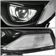 thumbnail image 3 of DNA Motoring For 14-16 Toyota Corolla Black Clear Corner LED Projector Low Beam Headlight Lamps Pair, 3 of 5