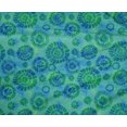thumbnail image 4 of oneOone Polyester Lycra Teal Green Fabric Batik Diy Clothing Quilting Fabric Print Fabric By Yard 56 Inch Wide, 4 of 4
