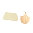 thumbnail image 4 of Piedra rectangular para pizza con pala de madera, práctico accesorio grande para horno de pizza, piedra para hornear pizza, pan para asar, 4 of 7