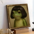 thumbnail image 2 of SIYTUAU Wooden Photo Frame With Abstract Animal Oil Painting 7.87 Inches Square Design A For Wall Hanging Home Living Room Decor, 2 of 6
