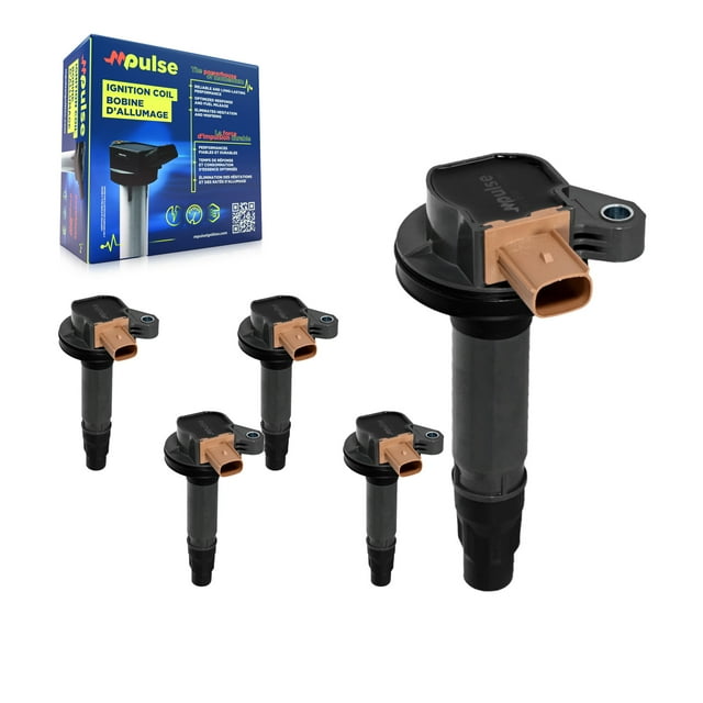 Mpulse Ignition Coil (5 Pack) for Car Ford F-150 Transit-250 Explorer Transit-150 Transit-350 HD Flex Taurus Expedition Police Interceptor Utility Sedan Lincoln MKT Navigator MKS KMP-100640