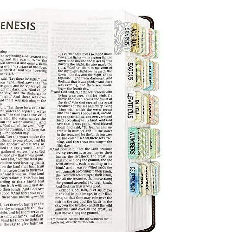 Mr. Pen- Bible Tabs, 3 Different Design, 222 Tabs, Bible Journaling  Supplies, Bible Tabs Old and New Testament, Bible Tabs for Women, Bible  Book Tabs