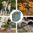 thumbnail image 2 of 2x Bolsas para residuos de jardín, 272l Bolsas para residuos de jardín autoportantes, Bolsas para hojas, Contenedores para residuos de jardín, Bolsas para residuos verdes de tejido resistente de, 2 of 5