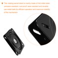 thumbnail image 5 of Uxcell Metal Lazy Susan Turntable Rotating Swivel Hot Rolled Steel Square Shape 7.5 inch Black, 5 of 6