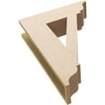 thumbnail image 6 of Ekena Millwork 5 1/2"W x 20"D x 28"H Traditional Traditional Rough Cedar Woodgrain TimberThane Bracket, Primed Tan, 6 of 6