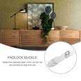 thumbnail image 1 of VERDANVERSE 20Pcs Silver Padlock Hasp Latch for Home Security Doors and Windows, 1 of 7