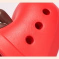 thumbnail image 4 of CUZIBR Summer Toddler Girls Clogs Garden Shoes Cute Cartoon Animal Graphic Lightweight Non- Tole Breathable Water Sandals Outdoor Beach Pool Soft Casual Footwear Slipper,Red,5.5-6 Years, 4 of 9