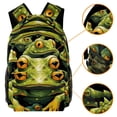 thumbnail image 3 of Lightweight Backpack Frog School Bag Travel Laptop Daypack for Men Women Casual Rucksack, 3 of 6