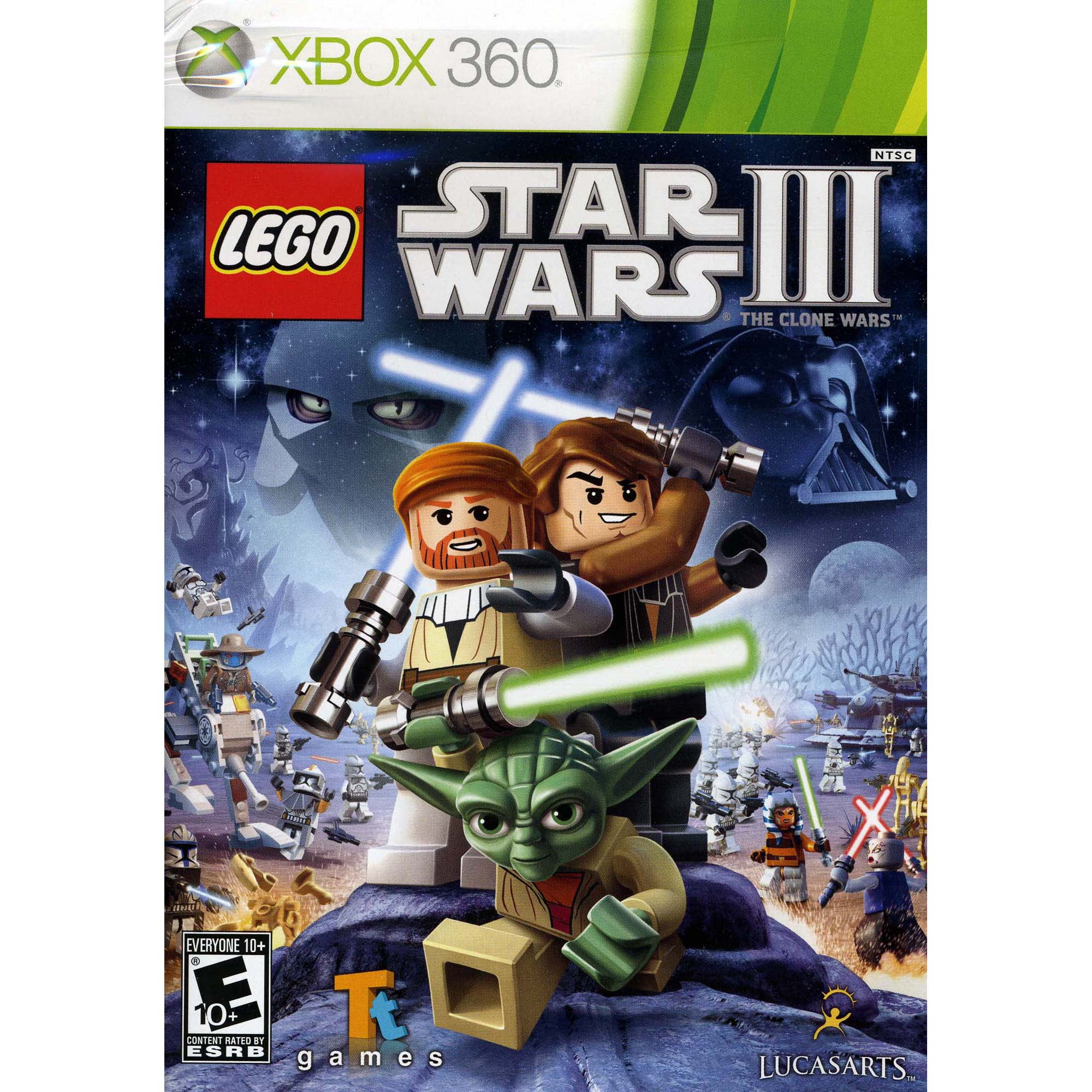 Permanent Forkortelse klimaks LEGO Star Wars 3: The Clone Wars (Xbox 360) - Walmart.com