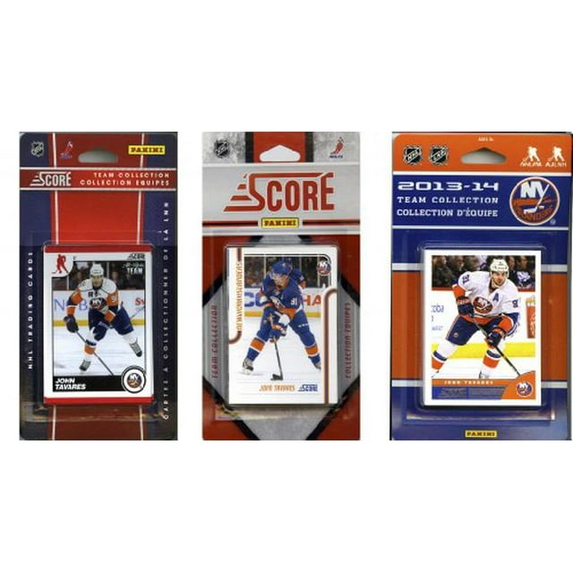 NHL New York Islanders 3 Different Licensed Trading Card Team Sets