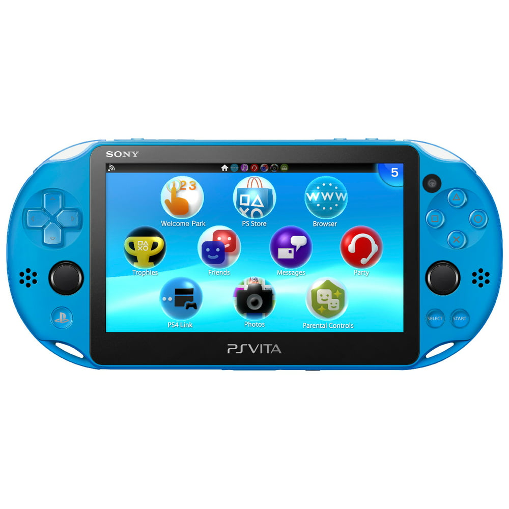 Sony PS Vita PlayStation Vita New Slim Model - PCH-2006 Aqua Blue - Walmart.com - Walmart.com