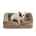 thumbnail image 1 of Cama ortopédica para perros, impermeable, para perros medianos, color avellana, 1 of 9