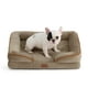 thumbnail image 1 of Cama ortopédica para perros, impermeable, para perros medianos, color avellana, 1 of 9