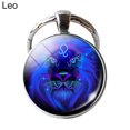 thumbnail image 2 of Keyring Zodiac Sign Key Holder Ring Keychain 12 Constellation Pendant, 2 of 7