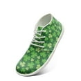 thumbnail image 5 of Wismoutput Four Leaf Clovers Sneakers Barefoot Shoes for Men Walking Shoes for St.Patrick's Day Size 5.5-14, 5 of 7