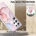 thumbnail image 2 of SHILIU-Compatible for Samsung Galaxy S25 Ultra Case, Unique Pink Marble Luxury Pattern for Women Slim TPU Shockproof Transparent Protective Case Cover for Samsung Galaxy S25 Ultra 6.9inch, 2 of 4