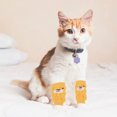 thumbnail image 4 of unbranded 4Pcs Anti Scratch Dog Leg Warmers Yellow Cotton Pet Socks for Winter Protection, 4 of 6