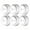 6 Pack, variant on Photoelectric Smoke Alarm Detector, Home Fire Safety Sensor Alert, 3V AA Battery Operated, No Wiring Required