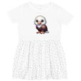 thumbnail image 3 of Inktastic Baby Bald Eagle Girls Toddler Dress, 3 of 5