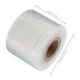 thumbnail image 2 of LOLIPPYY 16 Rolls Food Cling Wrap: 5cm Width Food Box Wrapper - Heavy-Duty Stretch Film For Takeout Packaging - Clear Food-Grade Plastic Wrap, 2 of 7