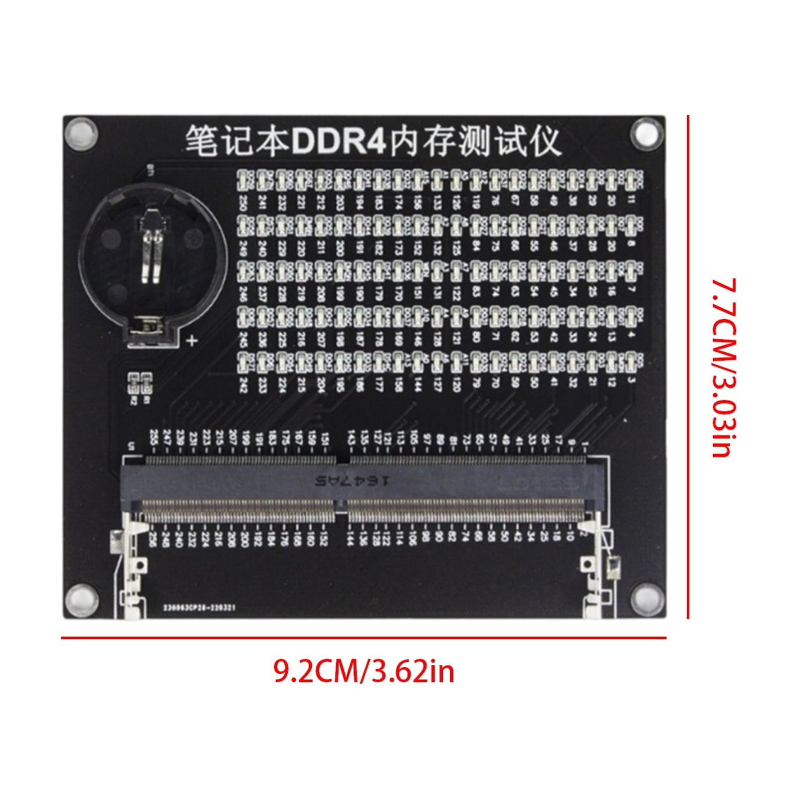 Memory Card for Laptop Notebook DDR5 DDR4 DDR3 Memory Slot Diagnostic Tool Tester Card with LED Indicators
