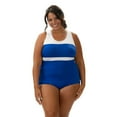 thumbnail image 3 of Women's Dolfin Conservative One-Piece Lap Swimsuit Color: Oasis Size: 14, 3 of 5