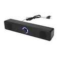 thumbnail image 3 of Barra de sonido con altavoz para ordenador con cable, barra de sonido envolvente para PC, entrada auxiliar de 3,5 mm, alimentación por USB, plug and p, 3 of 9