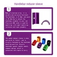 thumbnail image 4 of Eigraketly 2 uds manillar de bicicleta Shim Stem reductor aleación de aluminio espaciador negro Ciclismo Violeta, 4 of 6