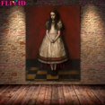 thumbnail image 1 of Pintura en lienzo de arte de pared Vintage de cuento de hadas oscuro victoriano, Póster Artístico de bruja blanca del Oeste y reina, decoración impresa, 1 of 4