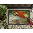 thumbnail image 3 of Carolines Treasures JMK1134MAT Red Parrot at Lulus Door Mat Indoor Rug or Outdoor Welcome Mat 18x27 Doormat  27"L x 18"W, 3 of 4
