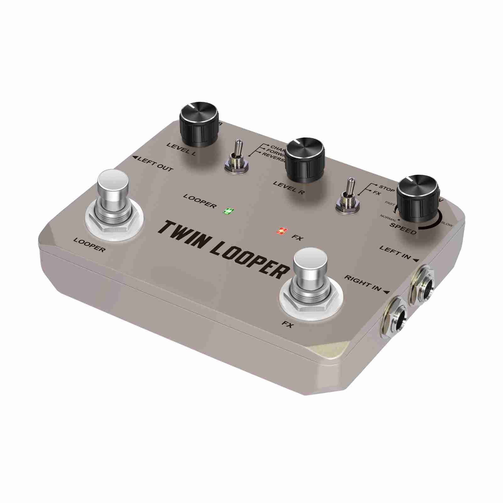 Looper Pedal Guitar Effects Guitar Looper Pedal Guitar Effects Pedal Electric Guitar Effects Pedal Rowin Guitar Looper Pedal With 2 Footswitch 11 Playback Types 10-Minute Recording