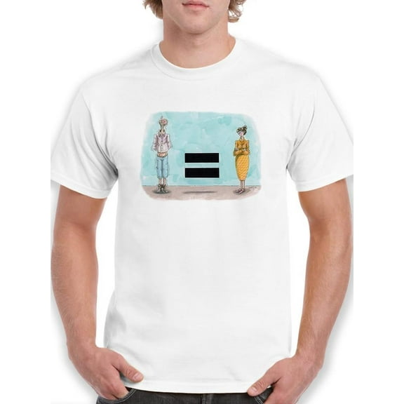 Equal But Not The Same. T-Shirt Men -Hamit Gis Designs, Male Medium