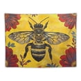 thumbnail image 5 of Shiartex Hornet Kids Tapestry,Bee Rustic Farmhouse Wall Tapestries,Girls Boys Adults Bedroom Decor,Watercolor Flowers Boho Exotic Wall Hanging,Colorful Retro Home Wall Decor Painting, 5 of 6