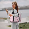 thumbnail image 5 of Travel Duffle Bag Cute Strawberry Daisy Travel Tote Bags Carry on Luggage Waterproof Weekender Bags with Top Handle Adjustable Shoulde Strap for Travel Gym, 5 of 5