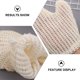 thumbnail image 4 of 2 guantes exfoliantes para el baño, ideales para exfoliar el cuerpo y limpiar la espalda., 4 of 8